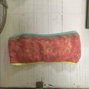 Anthropologie bandeau / lace bralette